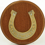 22859 Златоуст ПОДКОВА  подарочная  "На счастье" малая , дерево, Эмаль