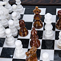 Шахматы из натурального камня 32х32 см, фотография 5. Интернет-магазин ЛАВКА ПОДАРКОВ
