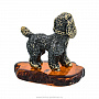 Статуэтка с янтарем "Собака Пудель", фотография 4. Интернет-магазин ЛАВКА ПОДАРКОВ
