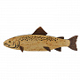 Домино из карельской березы "Форель", фотография 2. Интернет-магазин ЛАВКА ПОДАРКОВ