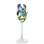 Фужер для шампанского 250 мл с ручной росписью, фотография 1. Интернет-магазин ЛАВКА ПОДАРКОВ