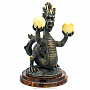 Скульптура из бронзы и янтаря "Императорский пятипалый дракон", фотография 3. Интернет-магазин ЛАВКА ПОДАРКОВ