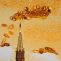 Картина янтарная "Москва. Большой кремлевский дворец" 60х80 см, фотография 4. Интернет-магазин ЛАВКА ПОДАРКОВ