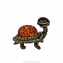 Статуэтка с янтарем "Черепаха", фотография 1. Интернет-магазин ЛАВКА ПОДАРКОВ