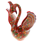 00647551/52*50*43см  Хохлома Сувенир БРАТИНА ЛЕБЕДЬ  красн. фон(без ковшей)