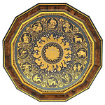 0020876 Златоуст ГРАВЮРА "ЗНАКИ ЗОДИАКА " В РАМЕ 001759