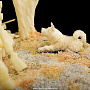 Скульптура "Хозяин, ты скоро?" из бивня мамонта, фотография 2. Интернет-магазин ЛАВКА ПОДАРКОВ