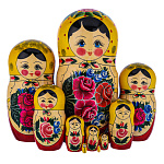 Матрешка Семеновская  "Символ Олимпиады" 10 мест
