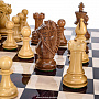 Подарочные шахматы ручной работы с Рыцарскими фигурами 48х48 см, фотография 8. Интернет-магазин ЛАВКА ПОДАРКОВ