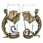 Набор из двух пивных бокалов 0,5 л "Дракон", фотография 1. Интернет-магазин ЛАВКА ПОДАРКОВ