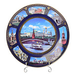 8414-20см  Тарелка сувенирная "Москва"