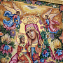 Икона на перламутре "Божья Матерь Неувядаемый цвет" 36х32 см, фотография 3. Интернет-магазин ЛАВКА ПОДАРКОВ