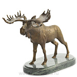 27595 Бронза Скульптура "Лось" 