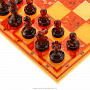 Шахматы янтарные "Дебют", фотография 4. Интернет-магазин ЛАВКА ПОДАРКОВ