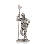 Оловянный солдатик миниатюра "Швейцарский алебардщик"