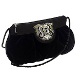 -2000356929879 Сумка "Фатиния" бархат + креп (атлас) Разм. 15*26*4 Мод. 469 Рис. 1397 п.х.с. 