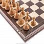 Шахматный ларец с деревянными фигурами 43х43 см, фотография 2. Интернет-магазин ЛАВКА ПОДАРКОВ