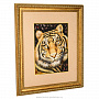 Картина янтарная "Тигр" 57х47 см, фотография 2. Интернет-магазин ЛАВКА ПОДАРКОВ