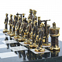 Шахматы из камня и бронзы "Железнодорожные" 40х40 см, фотография 6. Интернет-магазин ЛАВКА ПОДАРКОВ