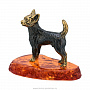 Статуэтка с янтарем "Собака Чихуахуа Джеси", фотография 2. Интернет-магазин ЛАВКА ПОДАРКОВ