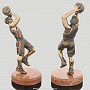 Скульптура бронзовая "Баскетболист", фотография 2. Интернет-магазин ЛАВКА ПОДАРКОВ