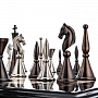 Шахматы с металлическими фигурами 48х48 см, фотография 9. Интернет-магазин ЛАВКА ПОДАРКОВ