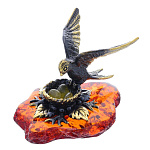 0047300/1929 Сувенир Птица Ласточка на гнезде  Сувенир (коньячный)