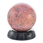 0051479/8126 ШАР на подставке "АНТИСТРЕСС" 85мм 1200гр.мрамор змеевик