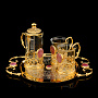 Чайный набор с френч-прессом и подстаканниками. Златоуст, фотография 2. Интернет-магазин ЛАВКА ПОДАРКОВ
