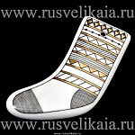 0028410/80.56948.00.1 ЛФЗ НОВОГОДНИЙ СУВЕНИР Носочек "Презентик" ТН1 Елчоная игрушка