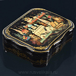 /15*12*4см Художественная роспись Шкатулка "Суздаль" фигурная /120
