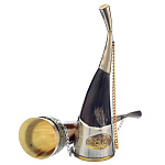 0029909 РОГ ДЛЯ ВИНА  из Рога ТУРА  малый 