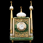 Часы настольные из натурального камня "Мечеть". Златоуст