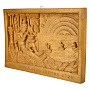 Деревянное резное панно "Лель, повелитель птиц" 49х33 см, фотография 3. Интернет-магазин ЛАВКА ПОДАРКОВ