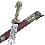 63192/53-55см Оружие сувенирное КИНЖАЛ "ИРБИС"ножны металл/кожа
