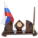 Настольный письменный набор из обсидиана