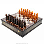 Шахматный ларец с янтарными фигурами "Рыцари", фотография 8. Интернет-магазин ЛАВКА ПОДАРКОВ