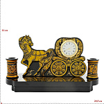 0021132 Хохлома Часы настольные "Сказка" (к/изд) 6179