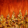Картина янтарная "Москва. Спасская башня" 74х99 см, фотография 7. Интернет-магазин ЛАВКА ПОДАРКОВ