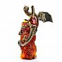 Скульптура из бронзы и янтаря "Дракон на скале", фотография 4. Интернет-магазин ЛАВКА ПОДАРКОВ