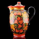 9385-Кофейник  Хохлома КОФЕЙНИК  ок.1,2л