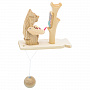 Богородская деревянная игрушка "Медведь художник", фотография 4. Интернет-магазин ЛАВКА ПОДАРКОВ