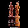 Шахматный стол из дерева "Битва на Ниле" в эксклюзивном наборе, фотография 14. Интернет-магазин ЛАВКА ПОДАРКОВ