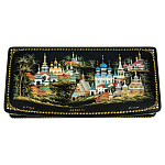 0042404 Лаковая миниатюра Шкатулка "СУЗДАЛЬ" 17*07*03 см 594-3