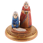 0015640 Скульптура из дерева "РОЖДЕСТВЕНСКАЯ КОМПОЗИЦИЯ №2"