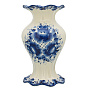 Ваза "Летняя". Гжель, фотография 1. Интернет-магазин ЛАВКА ПОДАРКОВ