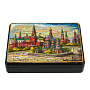 Шкатулка с художественной росписью "Москва. Кремль", фотография 1. Интернет-магазин ЛАВКА ПОДАРКОВ