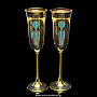 Хрустальные бокалы для шампанского "Dolmabahce" на 2 персоны, фотография 1. Интернет-магазин ЛАВКА ПОДАРКОВ