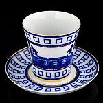 0039575/81.26319.00.1 ЛФЗ БОКАЛ С БЛЮДЦЕМ Ленинградский 2  "Аничков мост 1"ТН1