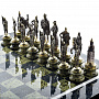 Шахматный ларец из камня "Русь" с фигурами, фотография 3. Интернет-магазин ЛАВКА ПОДАРКОВ